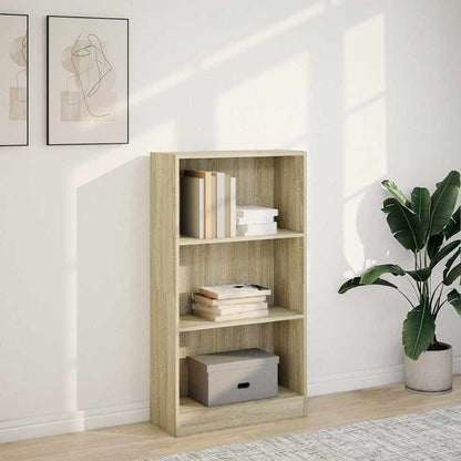 Libreria Rovere Sonoma 60x24x109 cm in Legno Multistrato | homemem39