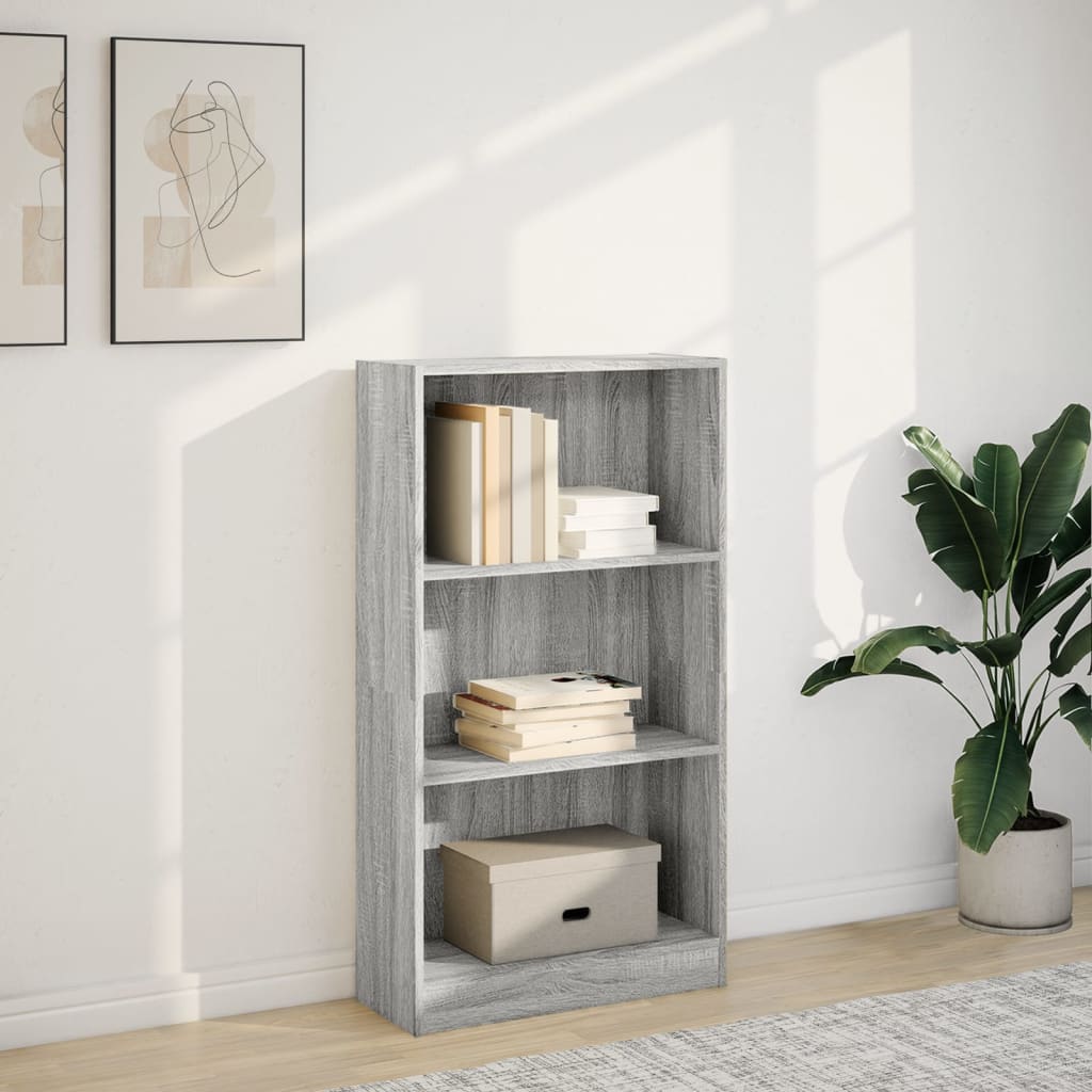 Libreria Grigio Sonoma 60x24x109 cm in Truciolato | homemem39