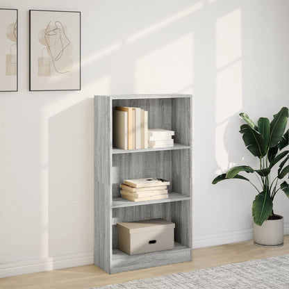 Libreria Grigio Sonoma 60x24x109 cm in Truciolato | homemem39