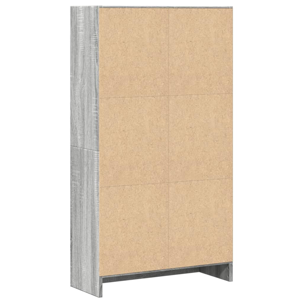 Libreria Grigio Sonoma 60x24x109 cm in Truciolato | homemem39