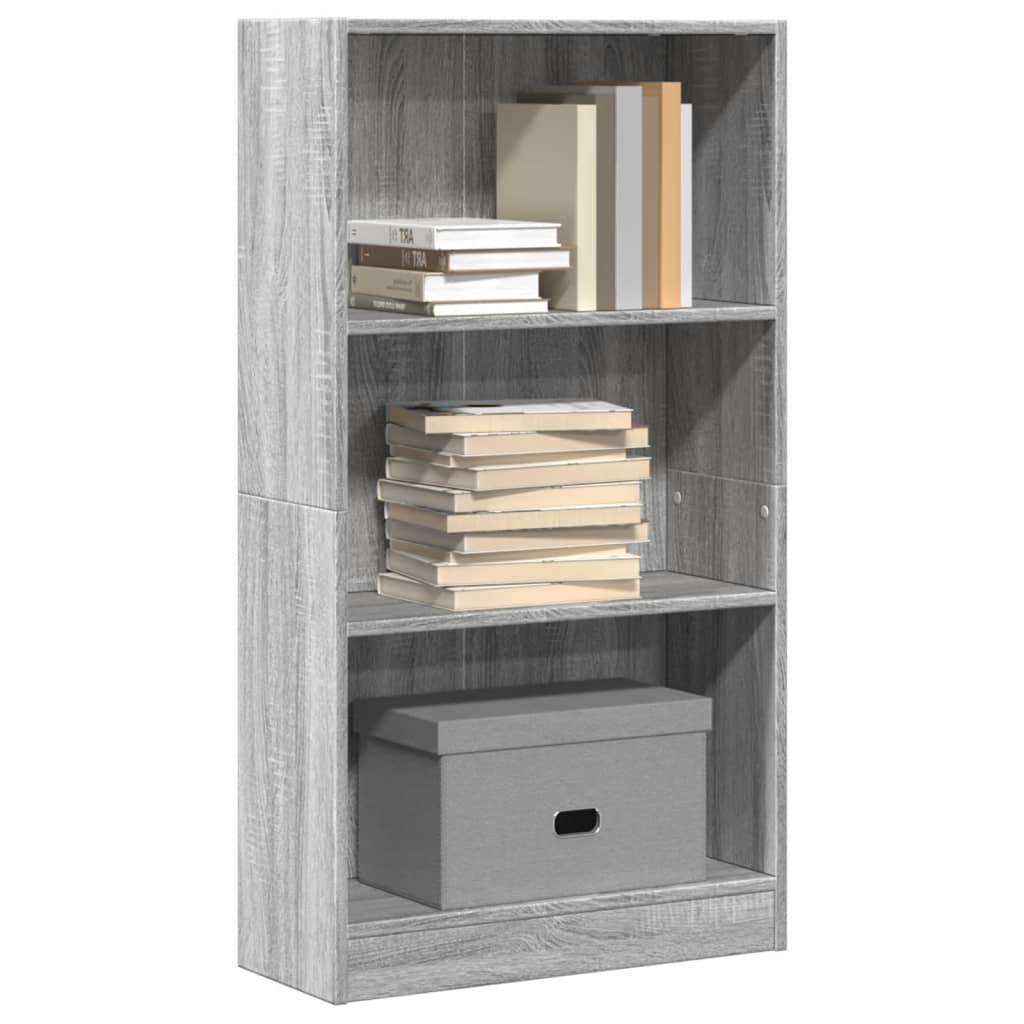 Libreria Grigio Sonoma 60x24x109 cm in Truciolato | homemem39