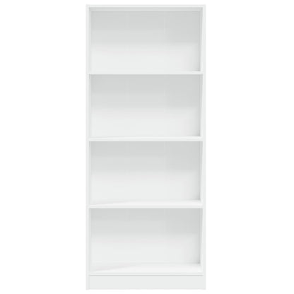 Libreria Bianca 60x24x143 cm in Legno Multistrato | homemem39