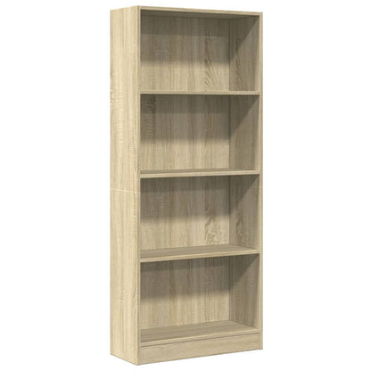 Libreria Rovere Sonoma 60x24x143 cm in Legno Multistrato | homemem39