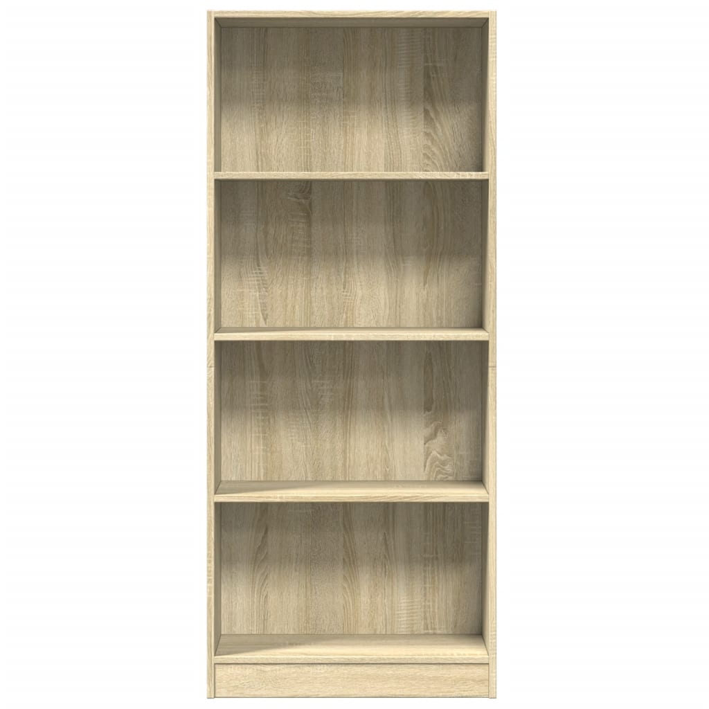 Libreria Rovere Sonoma 60x24x143 cm in Legno Multistrato | homemem39