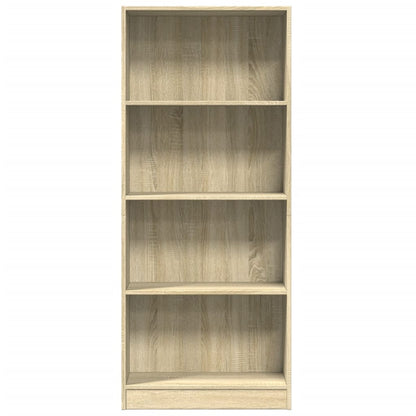 Libreria Rovere Sonoma 60x24x143 cm in Legno Multistrato | homemem39