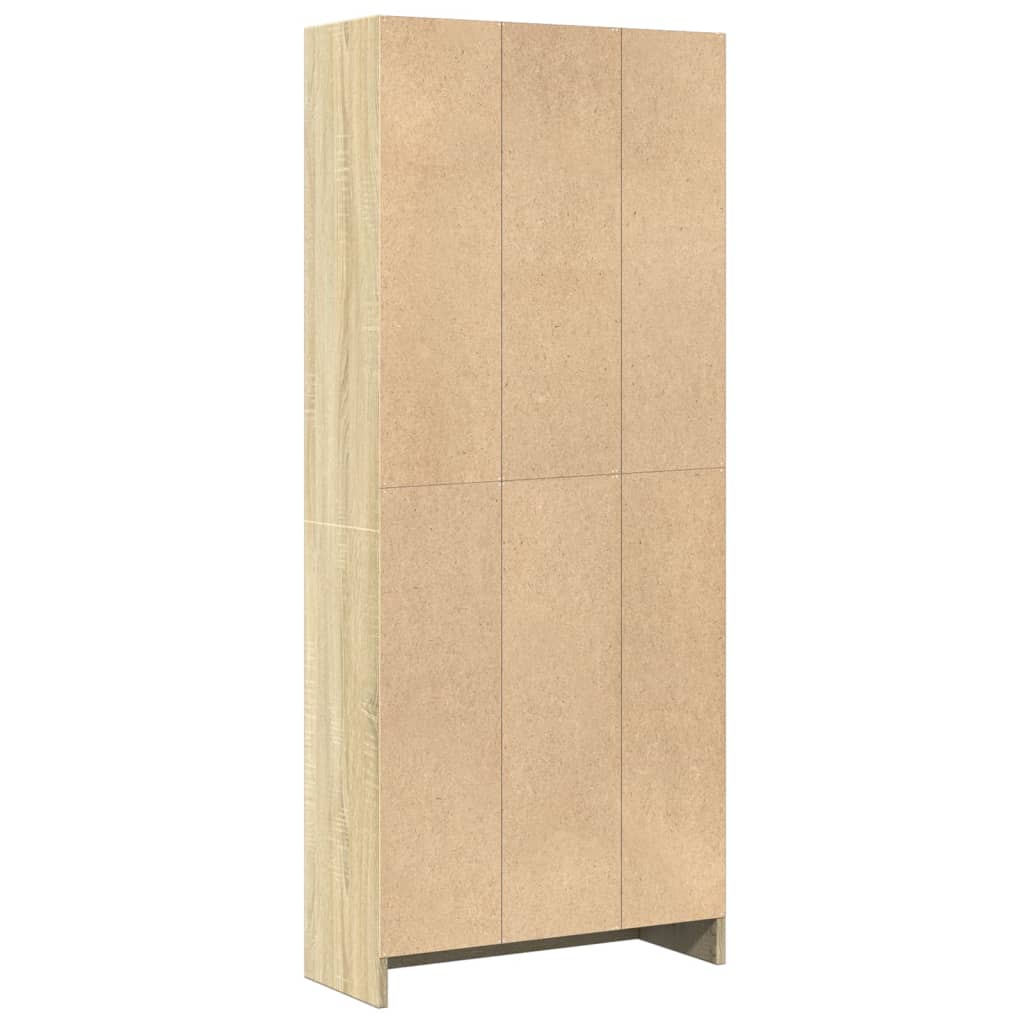 Libreria Rovere Sonoma 60x24x143 cm in Legno Multistrato | homemem39