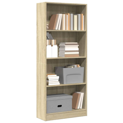 Libreria Rovere Sonoma 60x24x143 cm in Legno Multistrato | homemem39