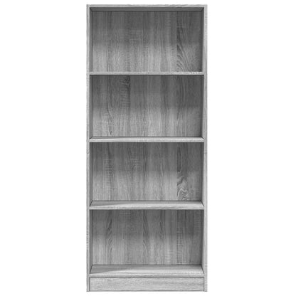 Libreria Grigio Sonoma 60x24x143 cm in Legno Multistrato | homemem39