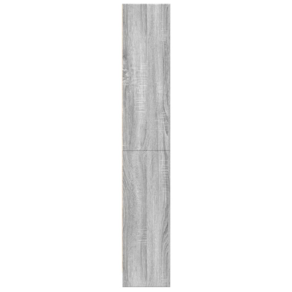 Libreria Grigio Sonoma 60x24x143 cm in Legno Multistrato | homemem39