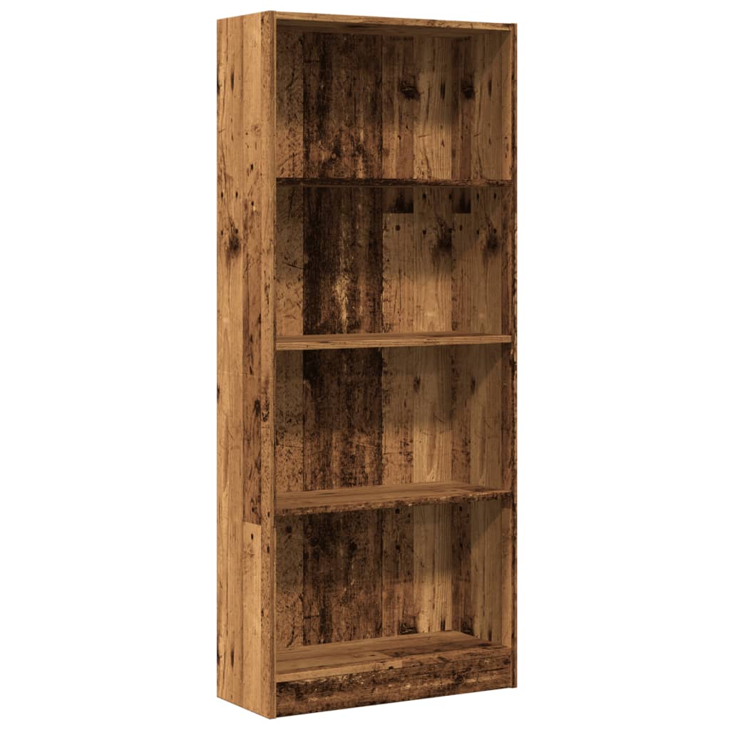 Libreria Legno Antico 60x24x143 cm in Legno Multistrato | homemem39