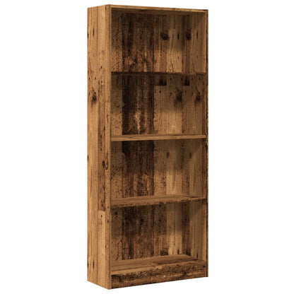 Libreria Legno Antico 60x24x143 cm in Legno Multistrato | homemem39