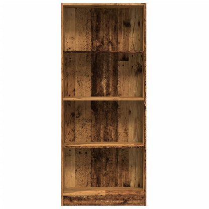 Libreria Legno Antico 60x24x143 cm in Legno Multistrato | homemem39