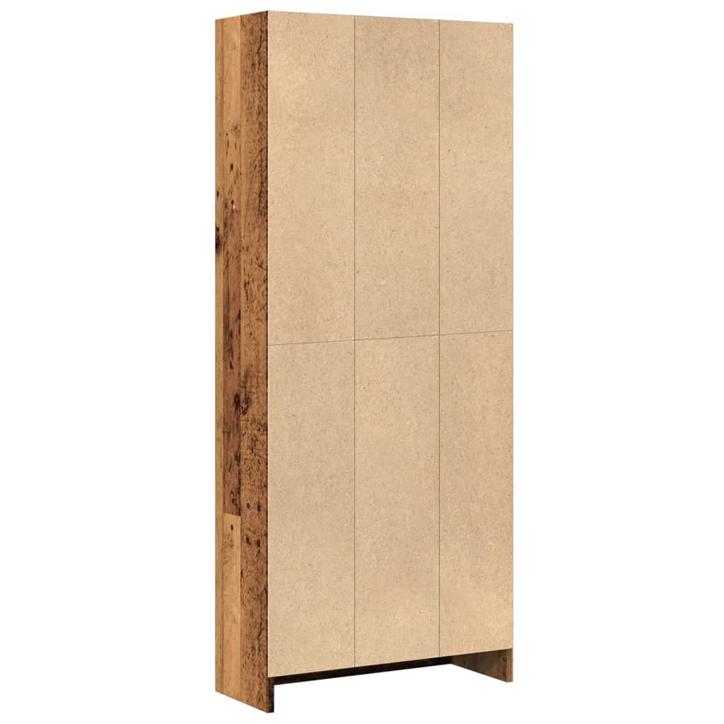 Libreria Legno Antico 60x24x143 cm in Legno Multistrato | homemem39
