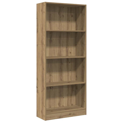 Libreria Rovere Artigianale 60x24x143 cm in Legno Multistrato | homemem39
