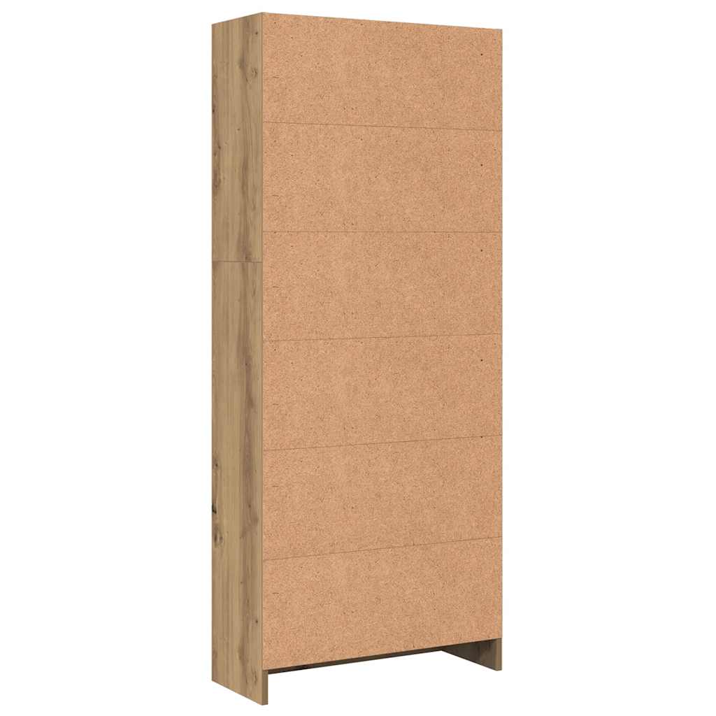 Libreria Rovere Artigianale 60x24x143 cm in Legno Multistrato | homemem39