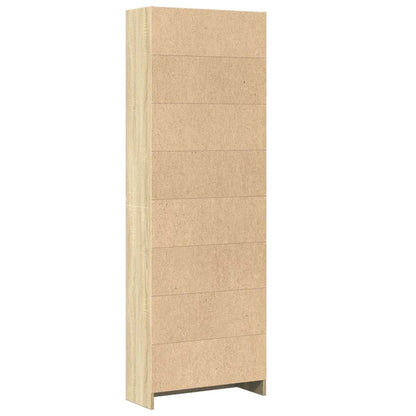 Libreria Rovere Sonoma 60x24x176 cm in Legno Multistrato | homemem39