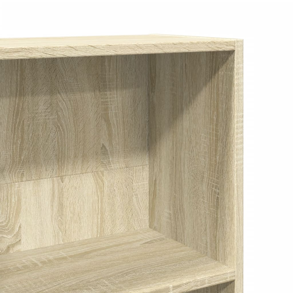 Libreria Rovere Sonoma 60x24x176 cm in Legno Multistrato | homemem39