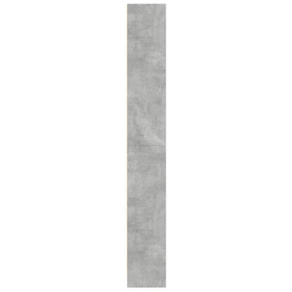 Libreria Grigio Cemento 60x24x176 cm in Legno Multistrato | homemem39