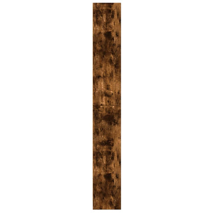 Libreria Rovere Fumo 60x24x176 cm in Legno Multistrato | homemem39