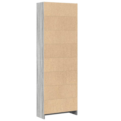 Libreria Grigio Sonoma 60x24x176 cm in Legno Multistrato | homemem39
