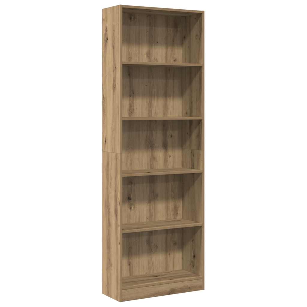 Libreria Artigianale Rovere 60x24x176 cm Legno ingegnerizzato | homemem39