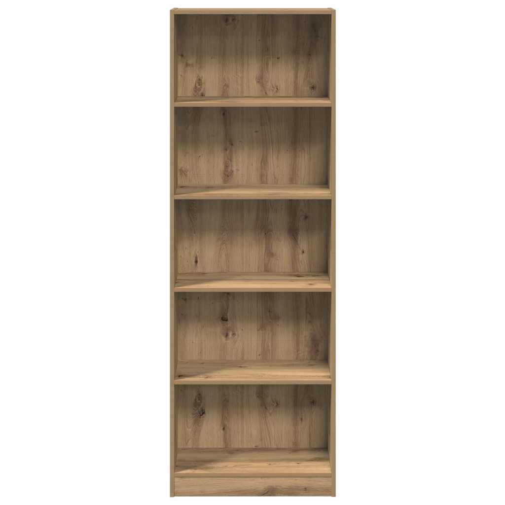 Libreria Artigianale Rovere 60x24x176 cm Legno ingegnerizzato | homemem39