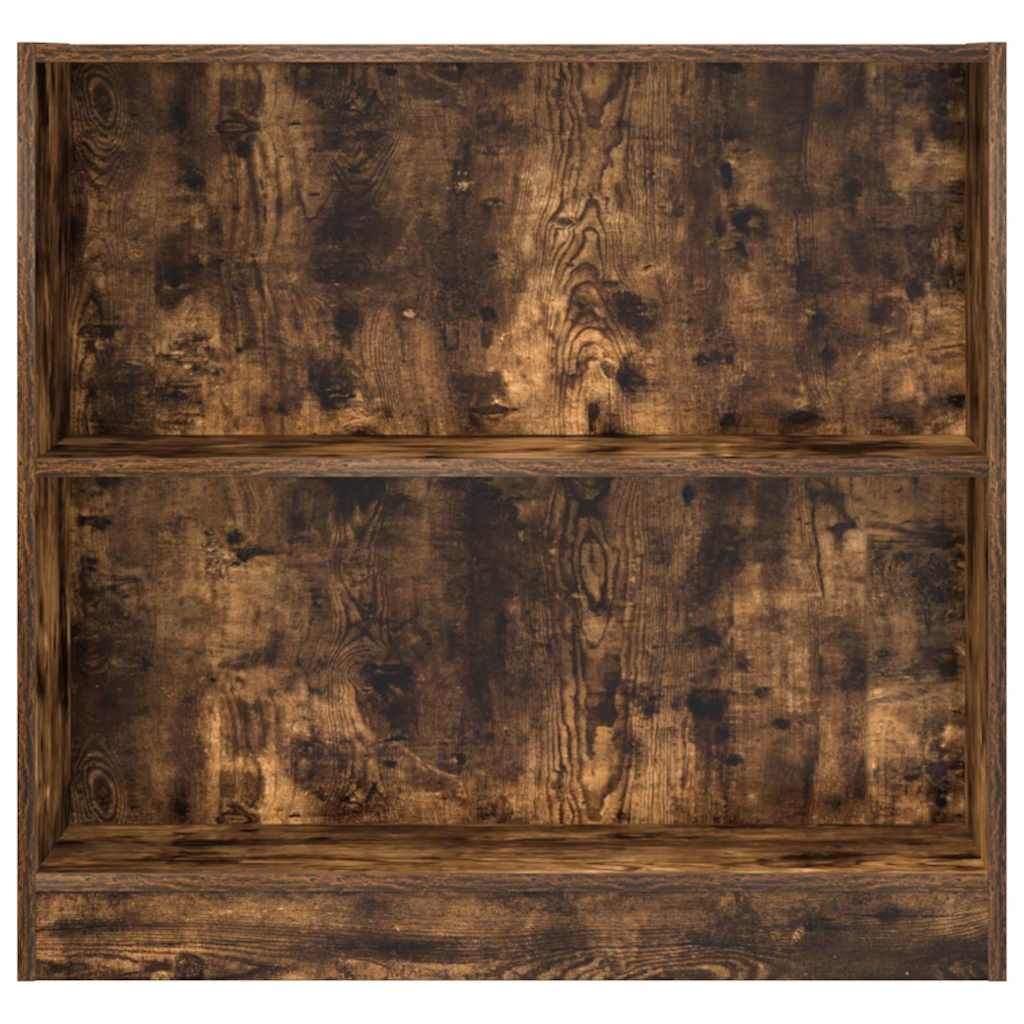 Libreria Rovere Fumo 80x24x76 cm in Legno Multistrato | homemem39
