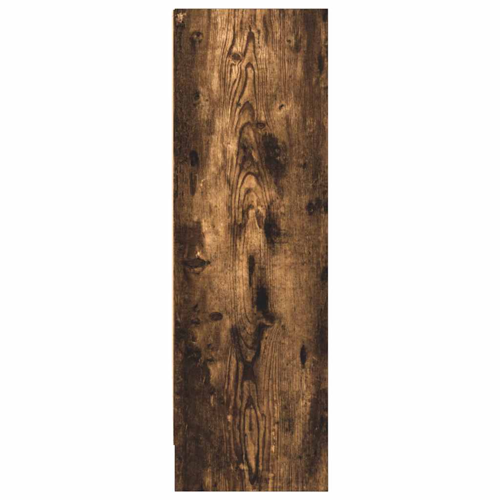 Libreria Rovere Fumo 80x24x76 cm in Legno Multistrato | homemem39