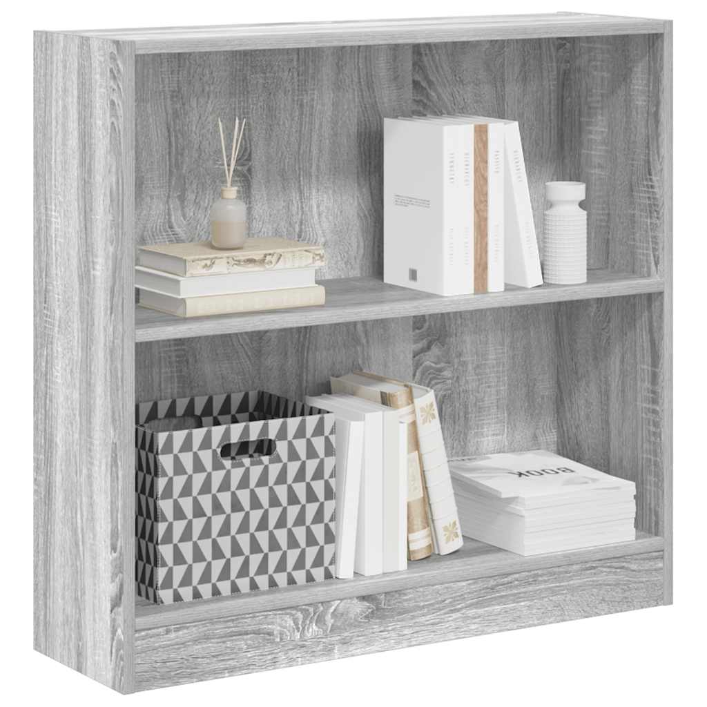Libreria Grigio Sonoma 80x24x76 cm in Legno Multistrato | homemem39