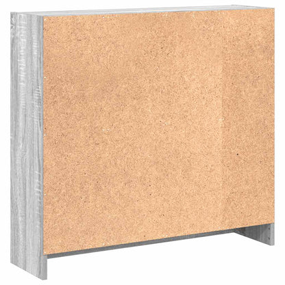 Libreria Grigio Sonoma 80x24x76 cm in Legno Multistrato | homemem39