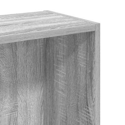Libreria Grigio Sonoma 80x24x76 cm in Legno Multistrato | homemem39