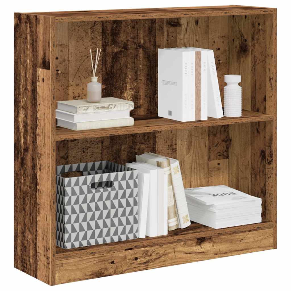Libreria Legno Antico 80x24x76 cm in Legno Multistrato | homemem39