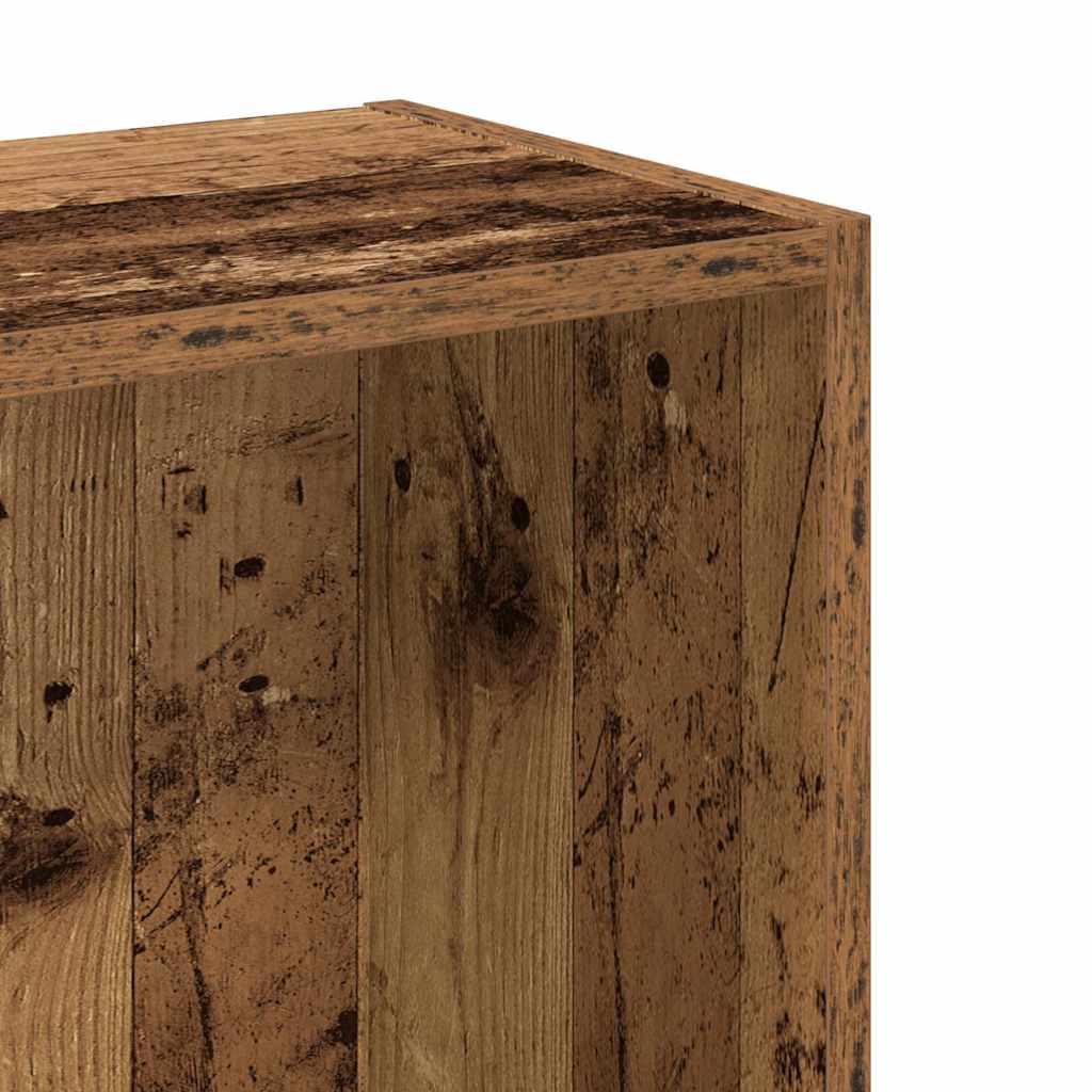 Libreria Legno Antico 80x24x76 cm in Legno Multistrato | homemem39