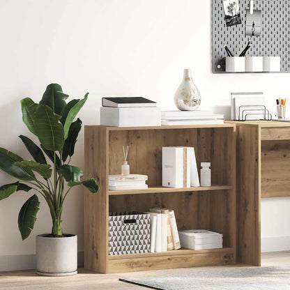 Libreria Rovere Artigianale 80x24x76 cm in Legno Multistrato | homemem39