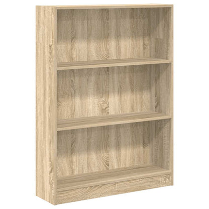 Libreria Rovere Sonoma 80x24x109 cm in Legno Multistrato | homemem39