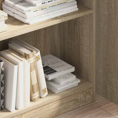 Libreria Rovere Sonoma 80x24x109 cm in Legno Multistrato | homemem39