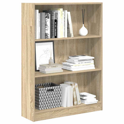Libreria Rovere Sonoma 80x24x109 cm in Legno Multistrato | homemem39