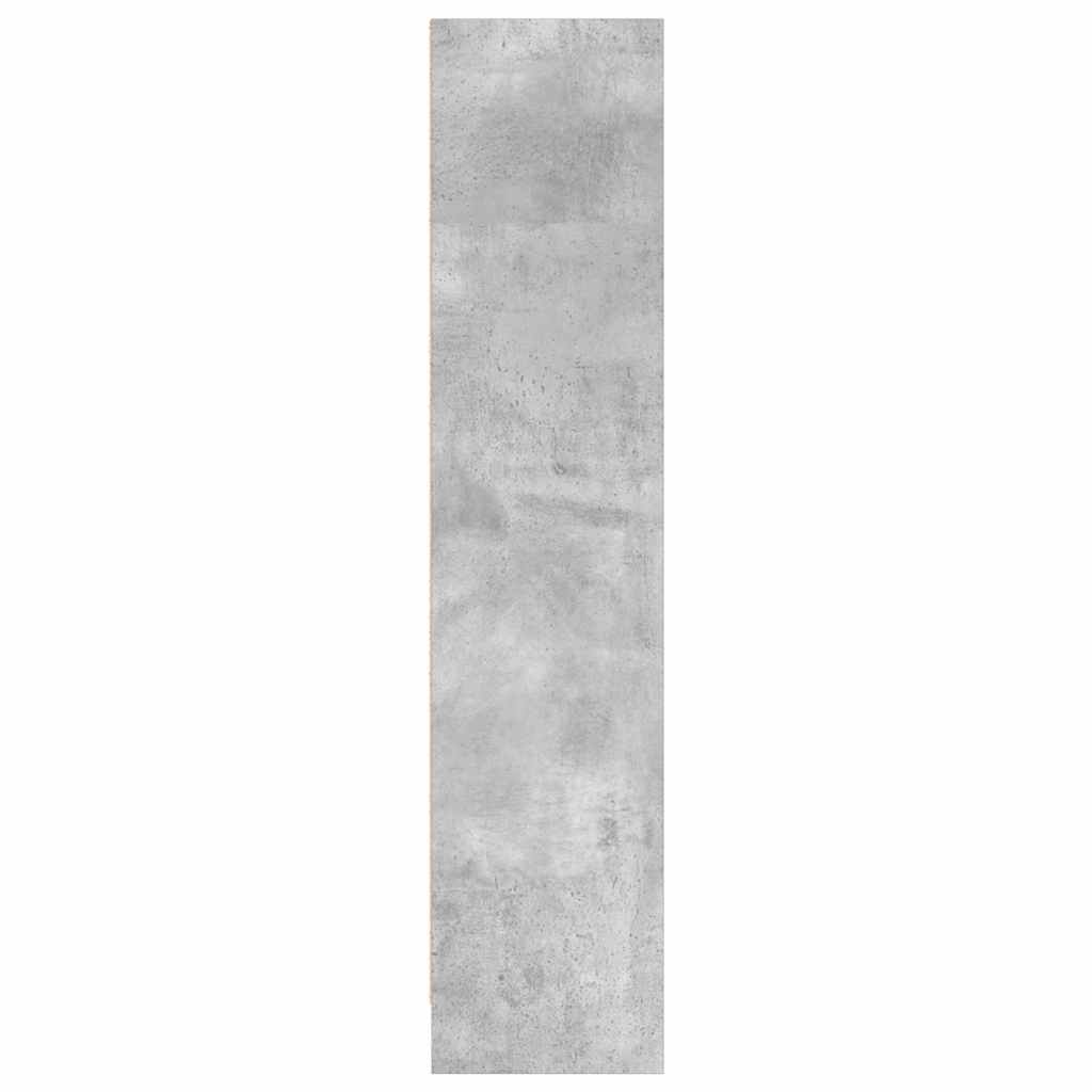Libreria Grigio Cemento 80x24x109 cm in Legno Multistrato | homemem39