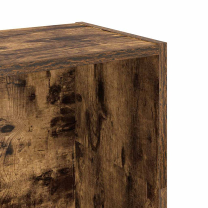 Libreria Rovere Fumo 80x24x109 cm in Legno Multistrato | homemem39