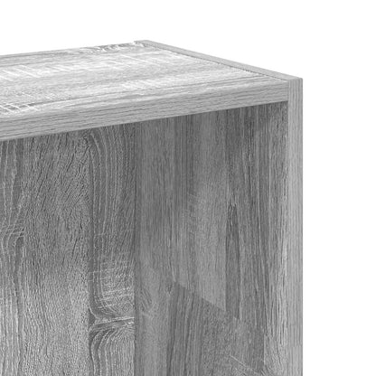 Libreria Grigio Sonoma 80x24x109 cm in Legno Multistrato | homemem39