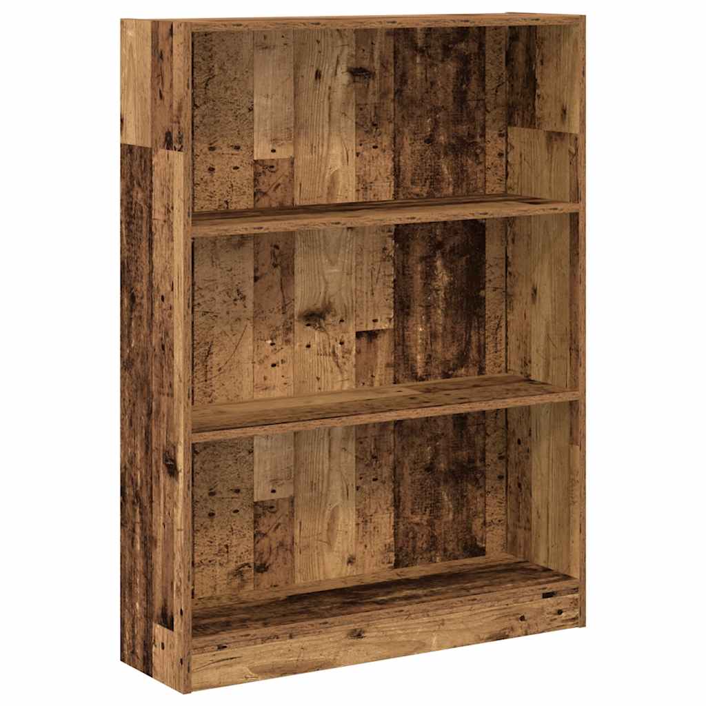 Libreria Legno Antico 80x24x109 cm in Legno Multistrato | homemem39
