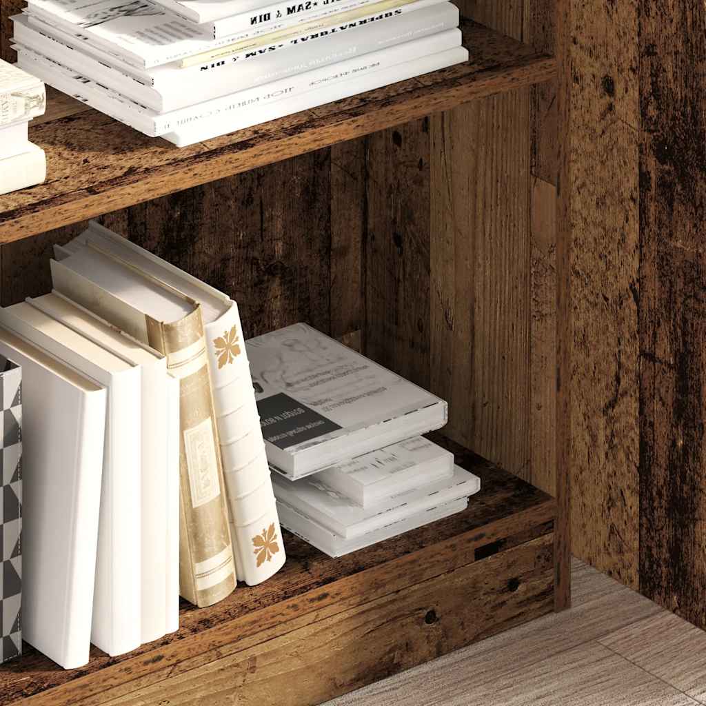 Libreria Legno Antico 80x24x109 cm in Legno Multistrato | homemem39