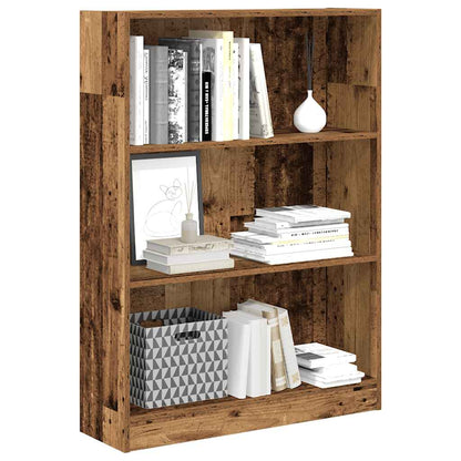 Libreria Legno Antico 80x24x109 cm in Legno Multistrato | homemem39