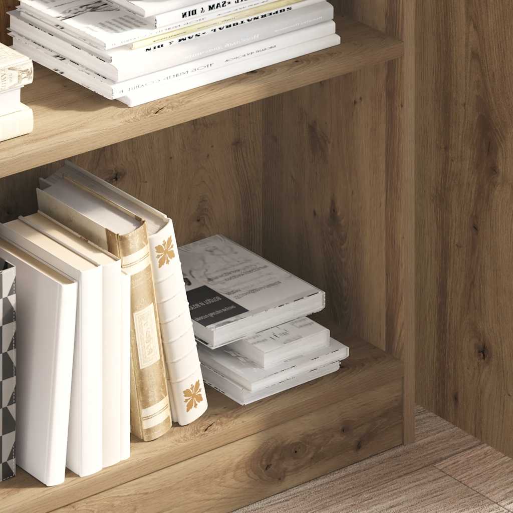 Libreria Rovere Artigianale 80x24x109 cm in Legno Multistrato | homemem39