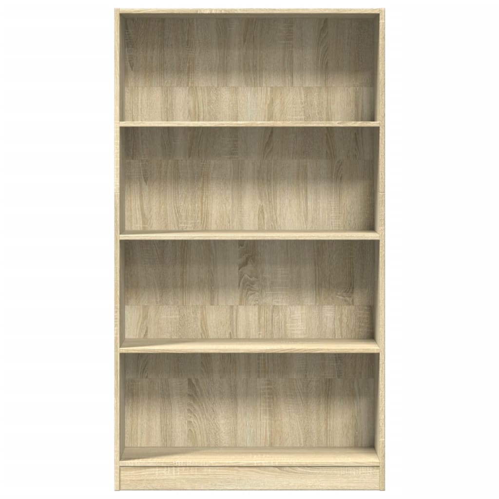 Libreria Rovere Sonoma 80x24x143 cm in Legno Multistrato | homemem39