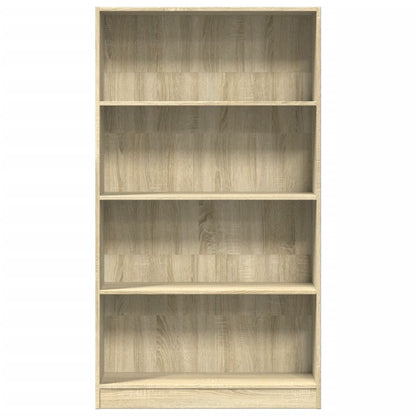 Libreria Rovere Sonoma 80x24x143 cm in Legno Multistrato | homemem39