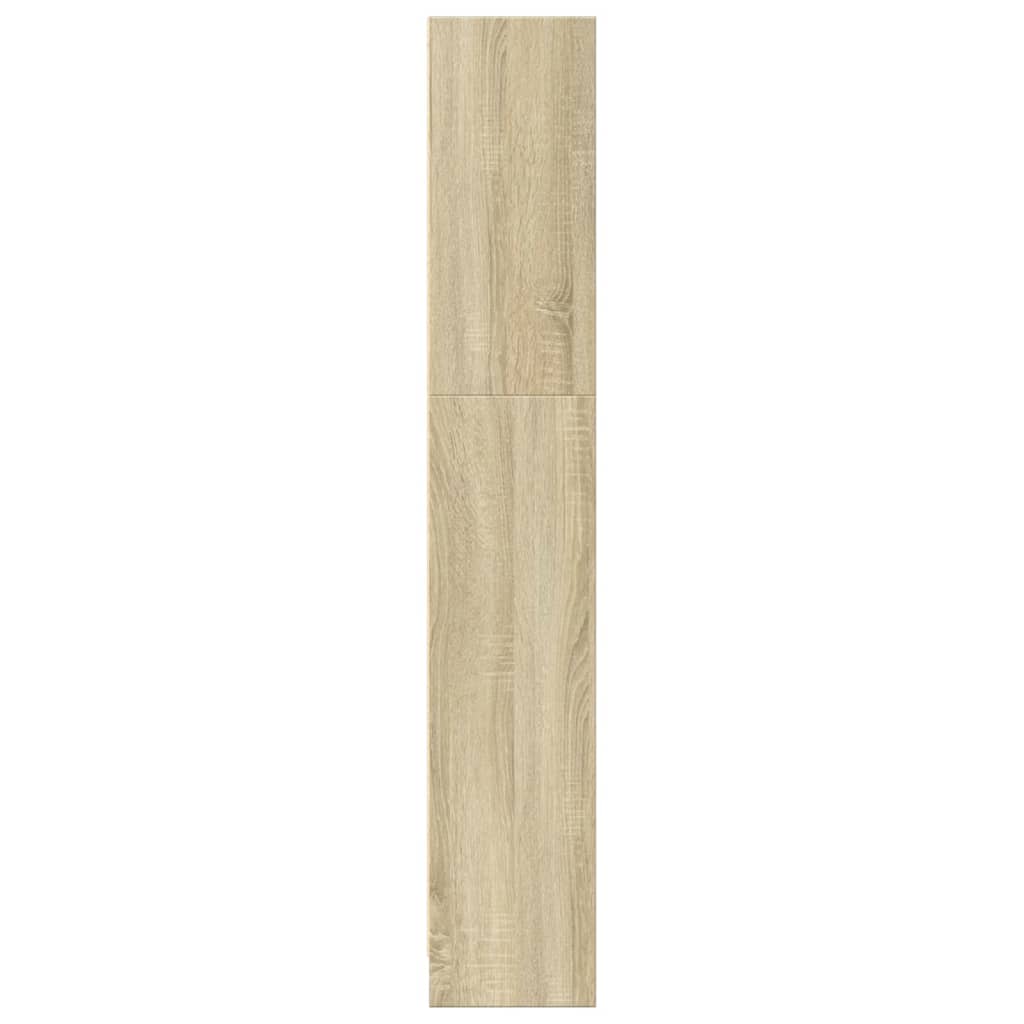 Libreria Rovere Sonoma 80x24x143 cm in Legno Multistrato | homemem39