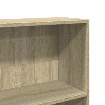 Libreria Rovere Sonoma 80x24x143 cm in Legno Multistrato | homemem39