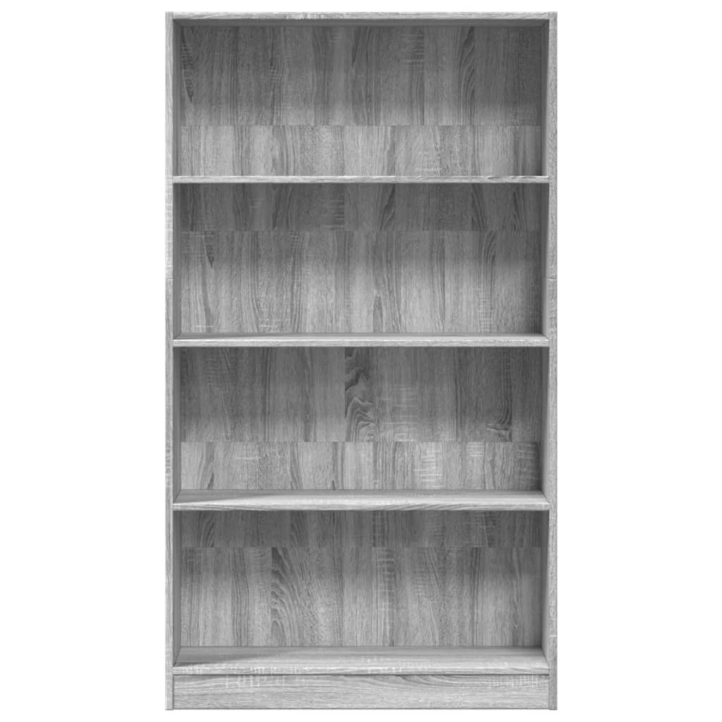 Libreria Grigio Sonoma 80x24x143 cm in Legno Multistrato | homemem39