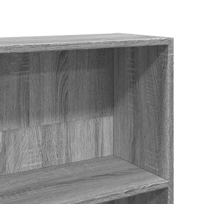 Libreria Grigio Sonoma 80x24x143 cm in Legno Multistrato | homemem39